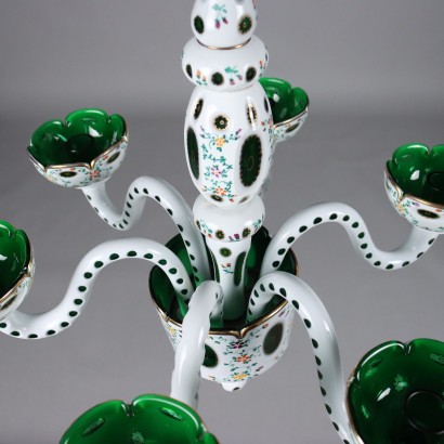 Böhmischer Kronleuchter aus Glas