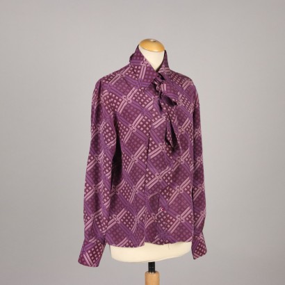 Ferragamo Vintage Seidenhemd mit