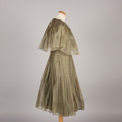 Vintage dress with cape