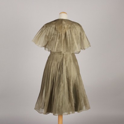 Vintage dress with cape