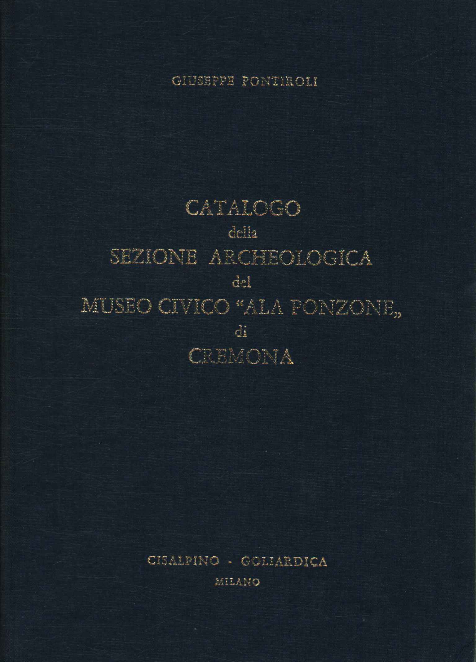 Catalogo della sezione archeologica del
