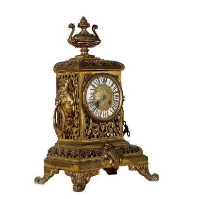 Gilded Bronze Table Clock