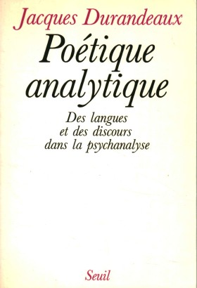 Poétique analytique