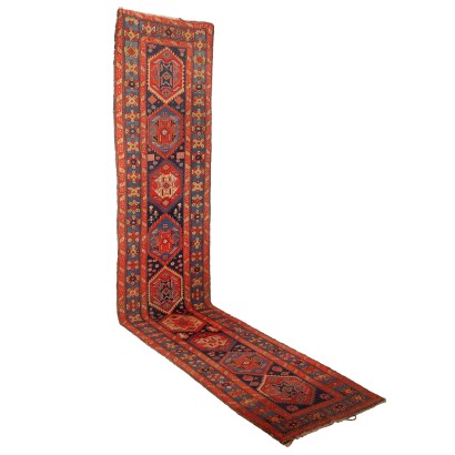 Antiker Teppich Sarab Iran Wolle Feiner Knoten Handgefertigt Mobiliar