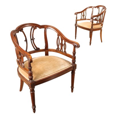 Par de Sillones Estilo Neoclásico