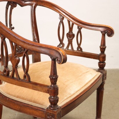 Paire de Fauteuils de Style Néoclassique