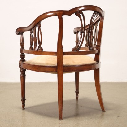 Paire de Fauteuils de Style Néoclassique