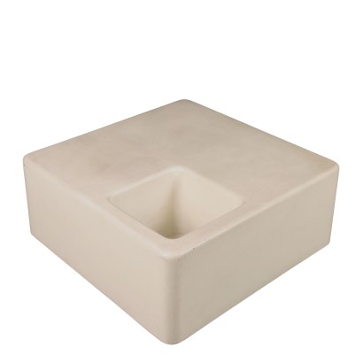 Vintage Coffee Table from the 60s-70s Fiberglass with Vase Holder