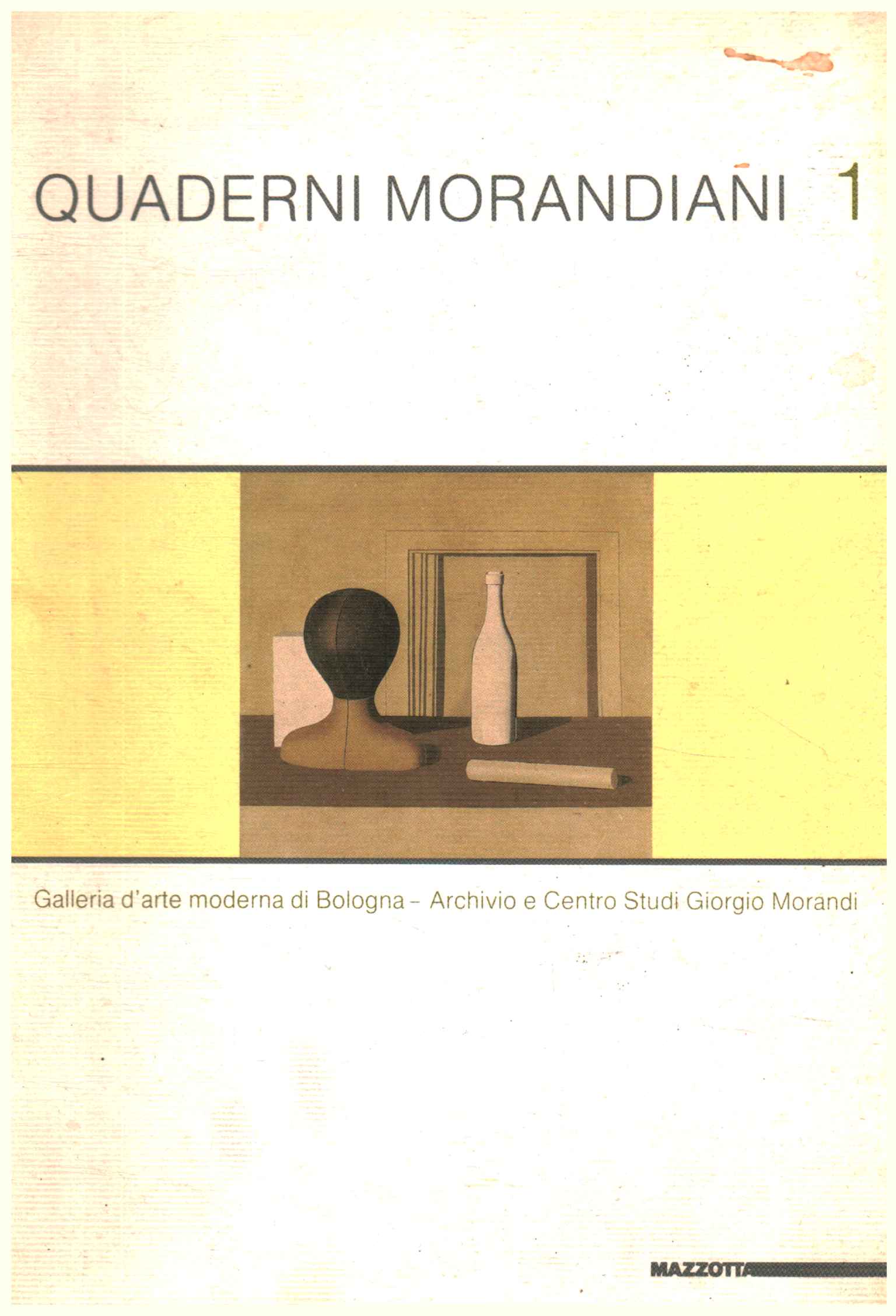 Morandi-Notizbücher Nr. 1. I Internes Treffen, Morandi und seine Zeit