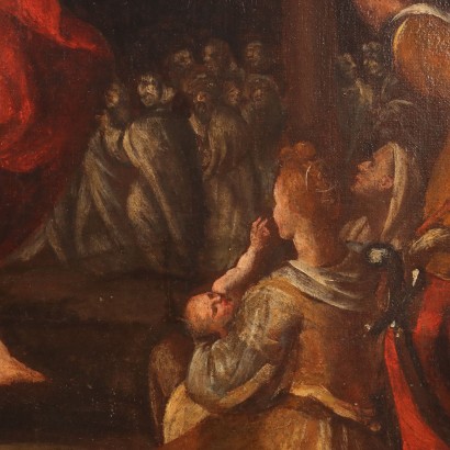 Pintura de la Crucifixión del siglo XVII.