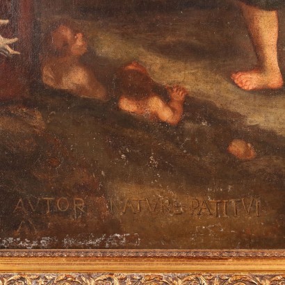 Pintura de la Crucifixión del siglo XVII.