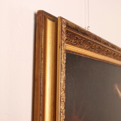 Pintura de la Crucifixión del siglo XVII.