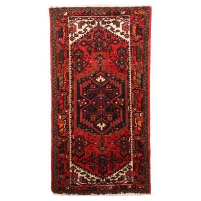 Tapis Ancien Asiatique Coton Laine Noeud Gros Fait à la Main