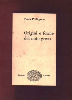 Origini e forme del mito greco