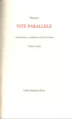 Vite parallele (Volume I)