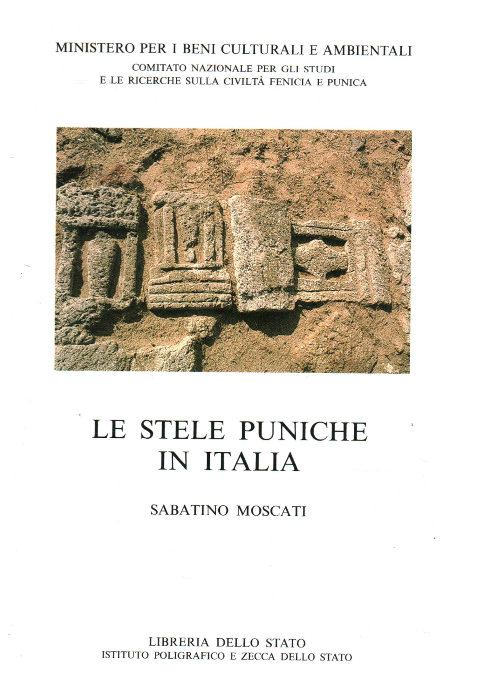 Itineraries - X. The Punic stelae in I,The Punic stelae in Italy
