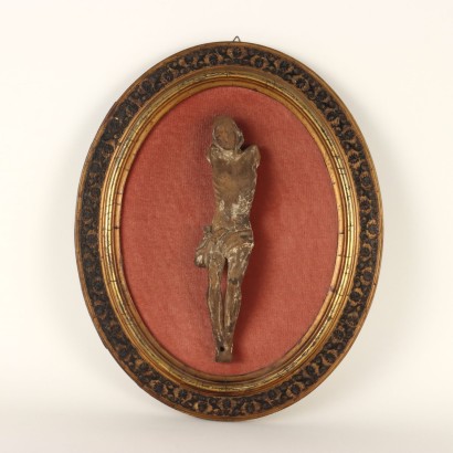 Ancient Sculpture of Jesus Christ '700 Wooden Frame Objects