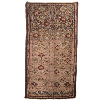 Tapis Ancien Asiatique Noeud Fin Fait à la Main