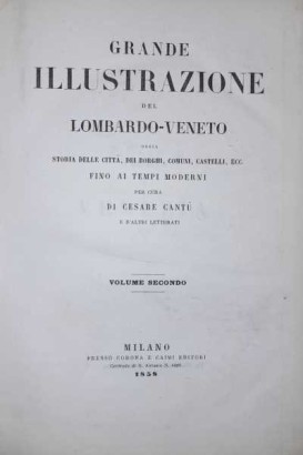 Tolle Illustration der Lombardei-Venetien bzw