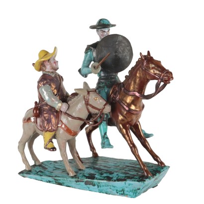 Don Quijote y Sancho Panza Terracota