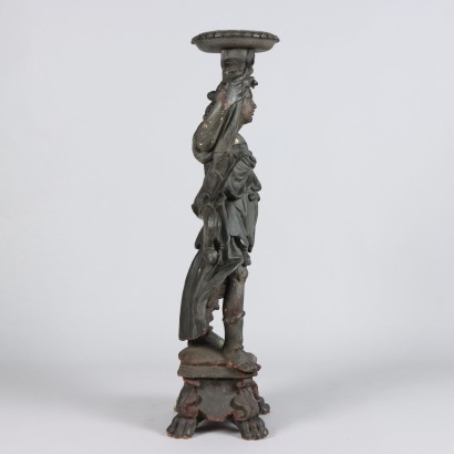 Baroque Angel Vase Holder Sculpture