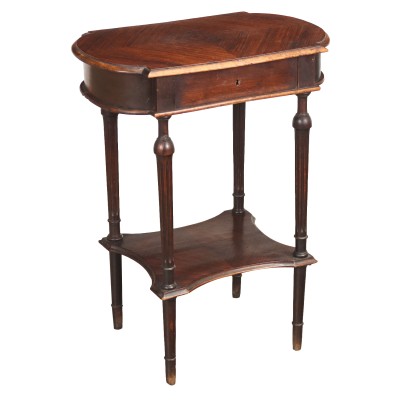 Table Basse Française Essences Exotiques Fin du XIXe Siècle