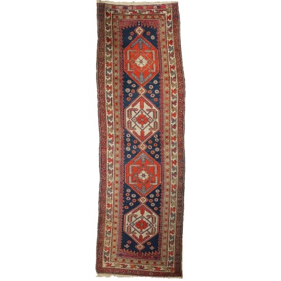 Tapis Ancien Serabend Iran Coton Laine Noeud Fin Fait à la Main