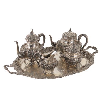 Service à Table Milan Moitié du '900 Argent Décorations Baroque