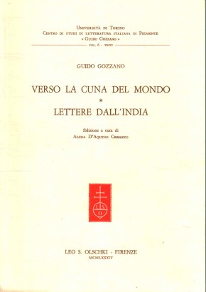 Verso al cuna del mondo. Lettere dall'India