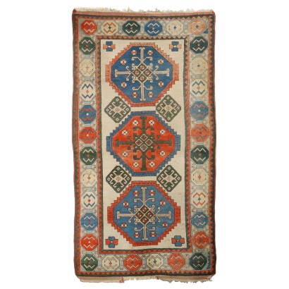 Tapis Kars Ancien Turquie Laine Noeud Gros Fait Main