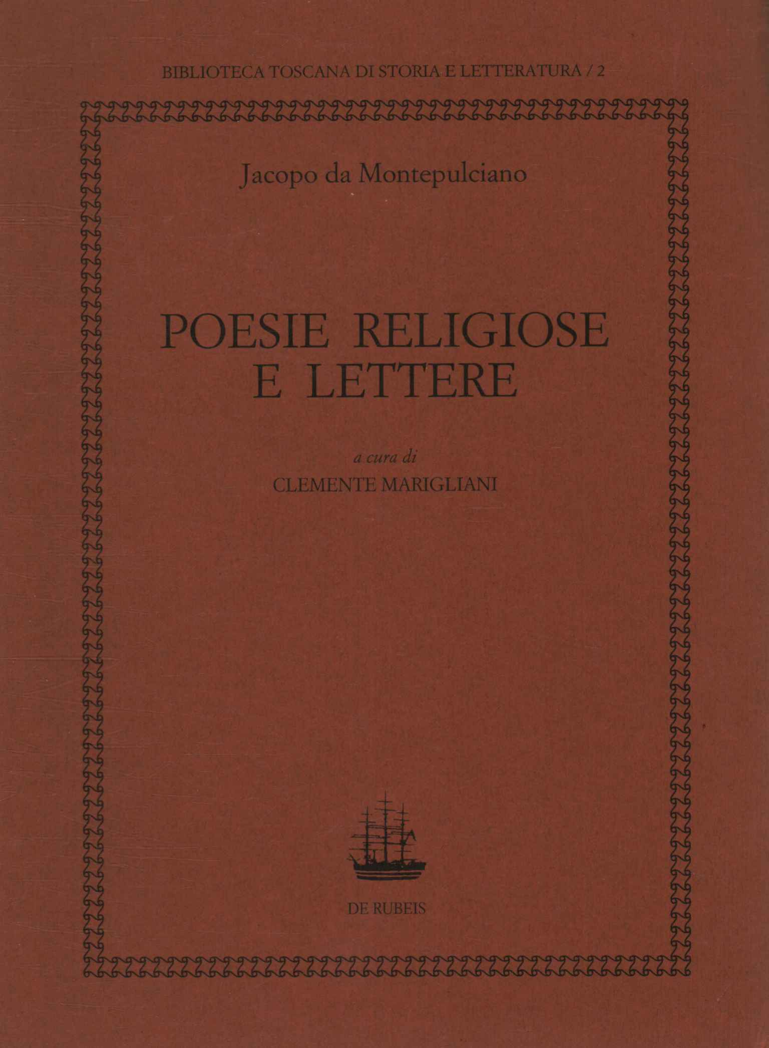 Poesie religiose e lettere