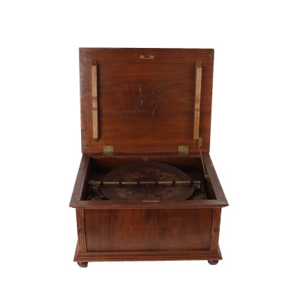 Carillon Ancien Monopol 24 Disques Premier '900 Fer Bois