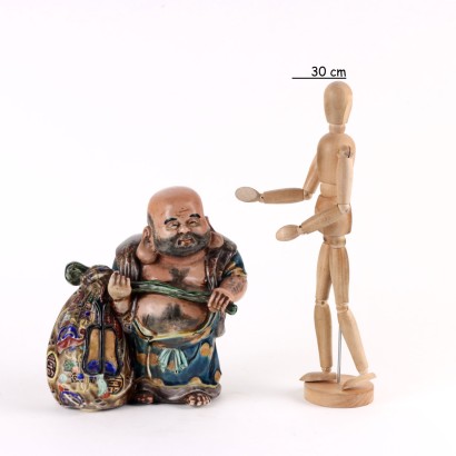 Hotei Kutani Porzellanfigur