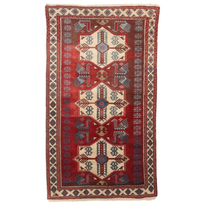 Ancient Kars Carpet Turkey Wool Thin Knot Handmade