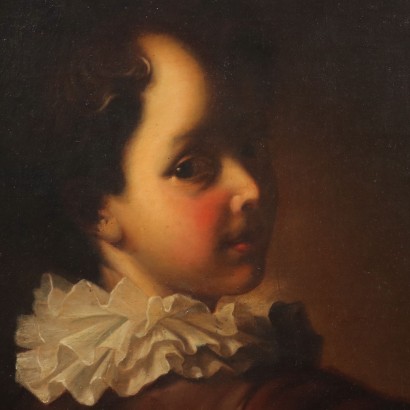 Dipinto con Ritratto di Giovane Pellegrino