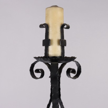 Candelabro de hierro forjado