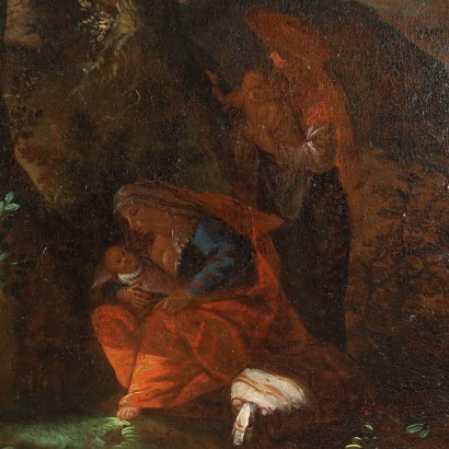 Painting The Sermon of Saint John Bat,The sermon of Saint John the Baptist