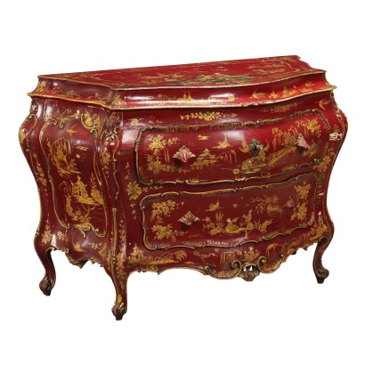 Commode de Style Rococo à Décor de Chinoiseries