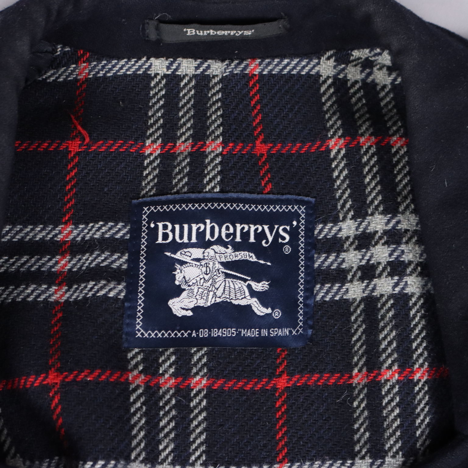Burberrys Giaccone Uomo Vintage Taglia 48 Anni 90 2000 Lana Cashmere