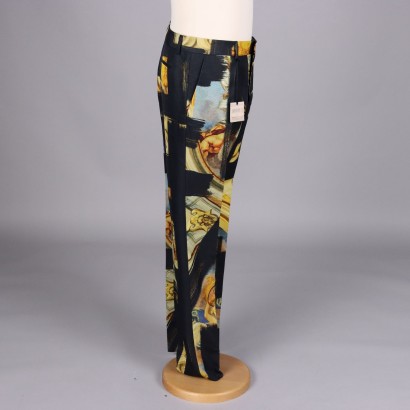Pantalon imprimé Moschino Couture