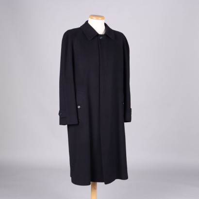 BurberrysManteau bleu en cachemire homme