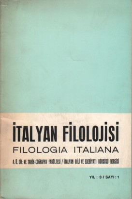 Filologia Italiana, anno III / n.1