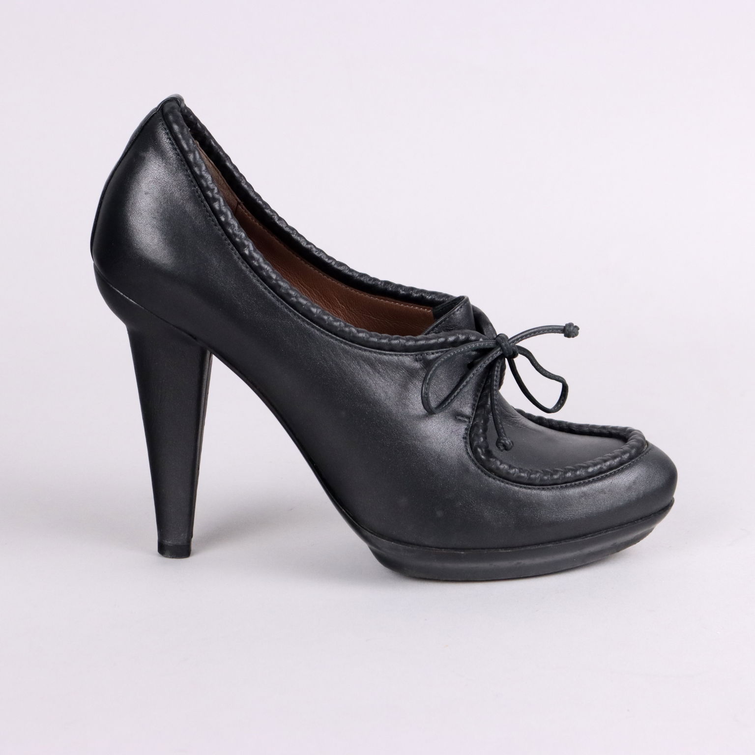 Bottega Francesine Second Hand Numero 38 Morbida Pelle Grigia