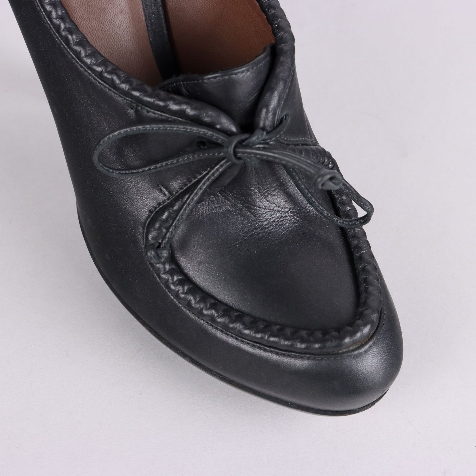 Bottega Francesine Second Hand Numero 38 Morbida Pelle Grigia