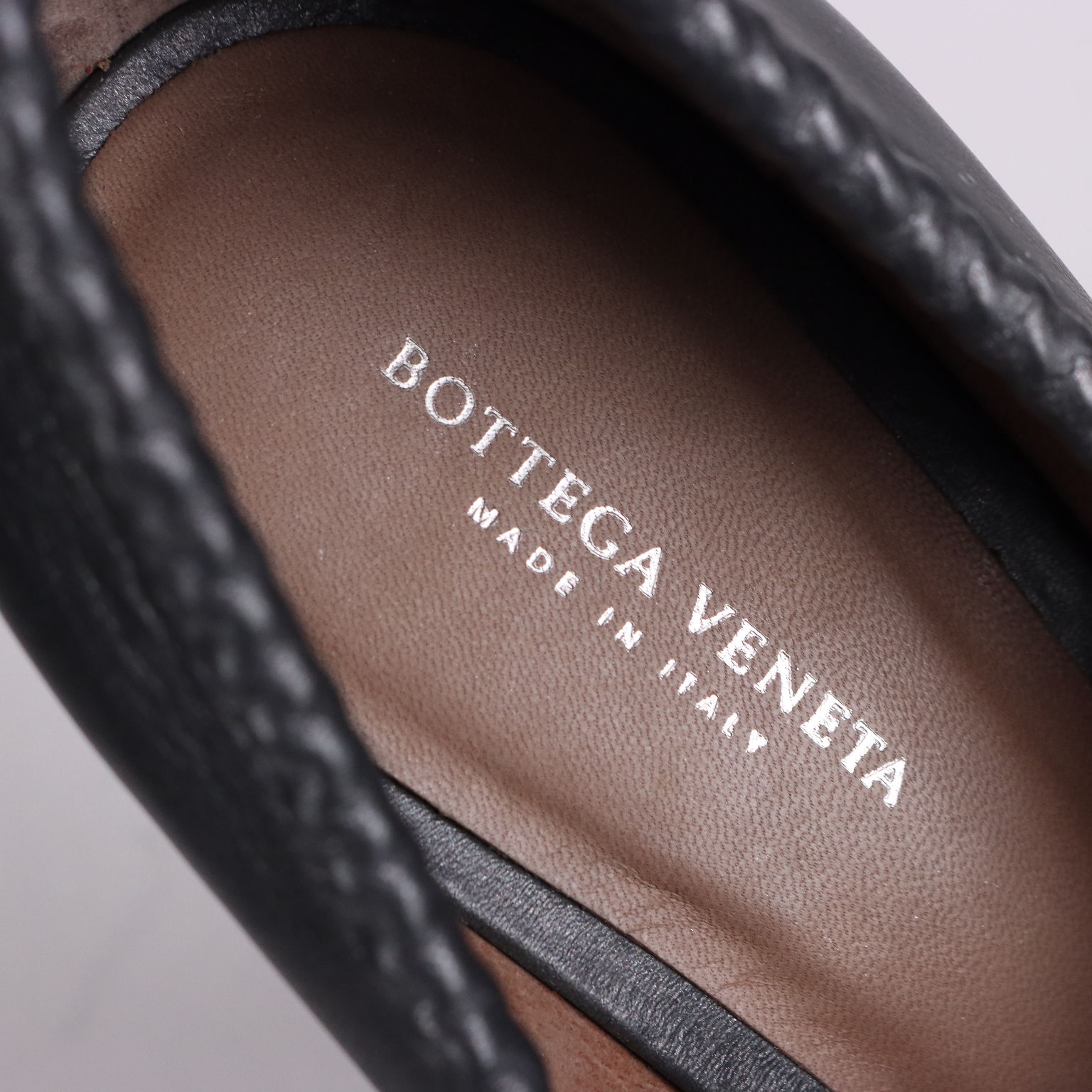 Bottega Francesine Second Hand Numero 38 Morbida Pelle Grigia