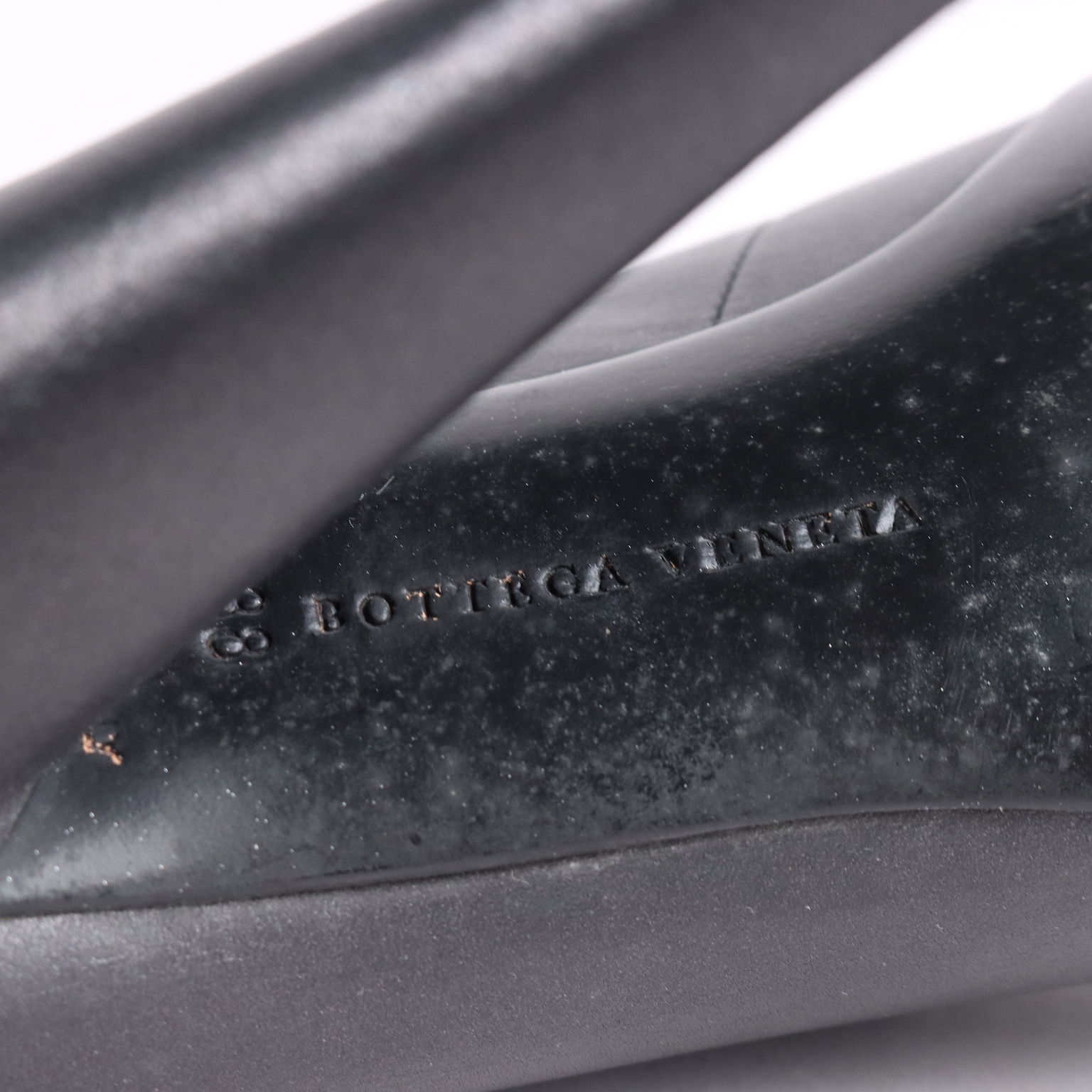 Bottega Francesine Second Hand Numero 38 Morbida Pelle Grigia