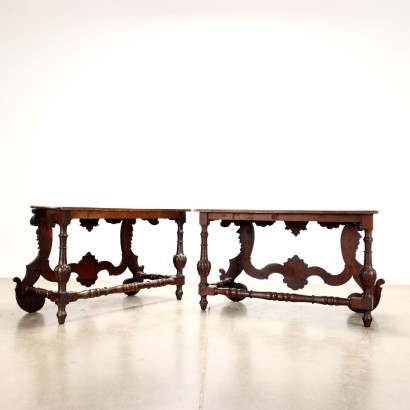 Pair of Lombard Baroque Consoles