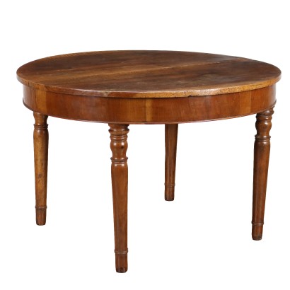 Table Ancienne en Noyer Italie Moitié du XIXe Siècle