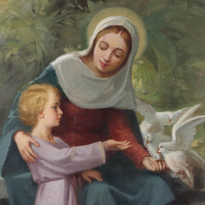 Pintura de Francesco Mazzucchi, Virgen con el Niño, Francesco Mazzucchi, Francesco Mazzucchi, Francesco Mazzucchi, Francesco Mazzucchi, Francesco Mazzucchi