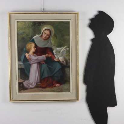 Pintura de Francesco Mazzucchi, Virgen con el Niño, Francesco Mazzucchi, Francesco Mazzucchi, Francesco Mazzucchi, Francesco Mazzucchi, Francesco Mazzucchi